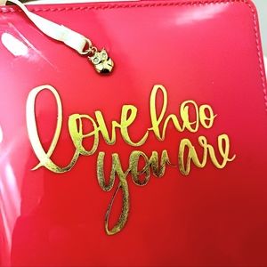 Spartina Oh So Witty Love Hoo You Are Hot Pink Journal